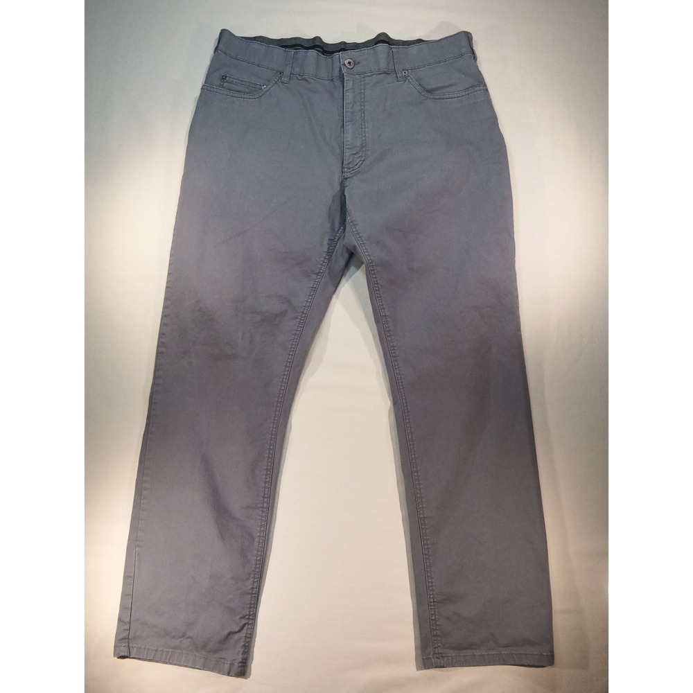 Member's Mark Mason 5 Pocket Pant Grey Flannel Straight Fit Mens 40x32‎ M721480